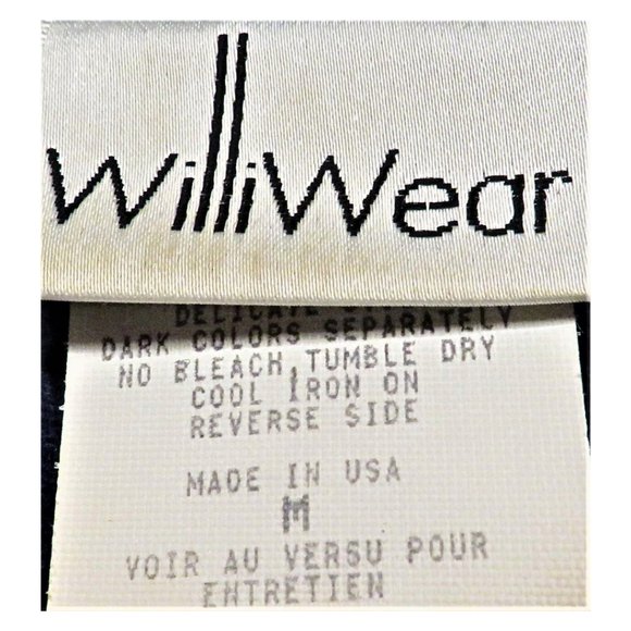 WilliWear Blue Microsuede Shirt in Size Medium - Picture 3 of 5